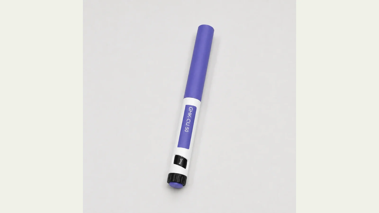 GHK-Cu 50 mg pen shown in the Peptides in Bali catalogue.